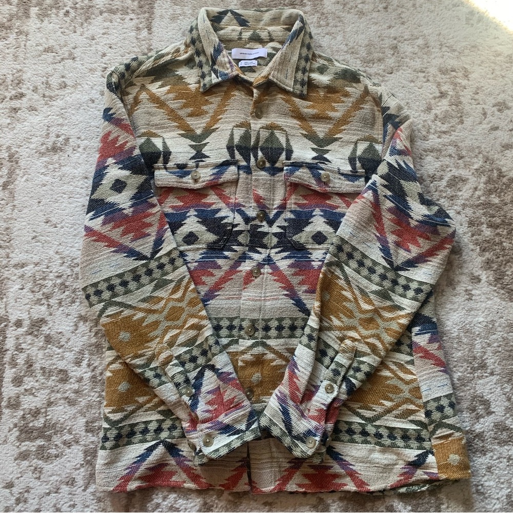 Urban Outfitters Men’s Shacket Button-Down